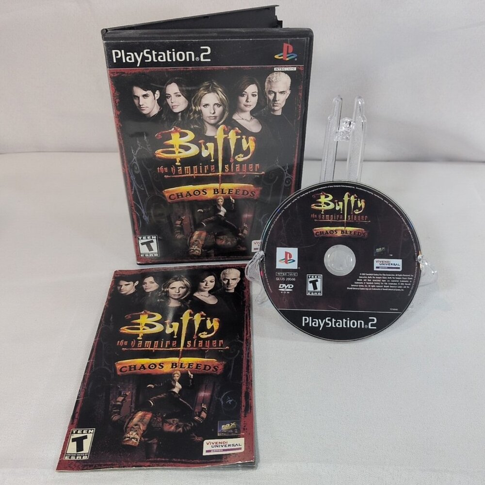 Buffy the Vampire Slayer: Chaos Bleeds Playstation 2 PS2 CIB Complete Tested